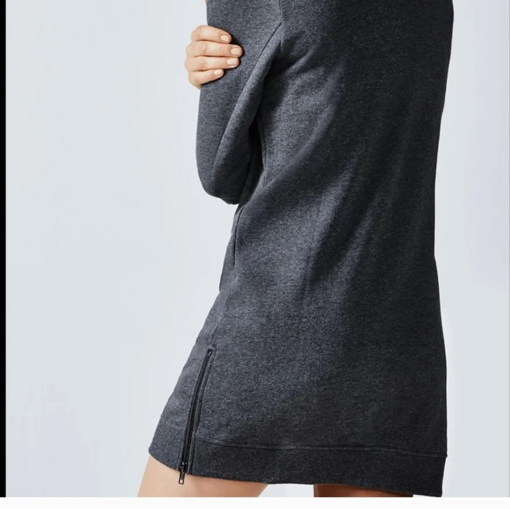 Fabletics Sweatshirt Dress grey color, size small - Picture 2 of 5